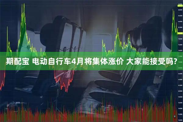 期配宝 电动自行车4月将集体涨价 大家能接受吗?